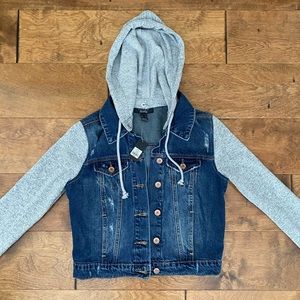 Jean jacket hoodie